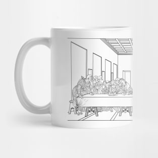 The last supper Jesus Christ Leonardo da Vinci Painting Mug